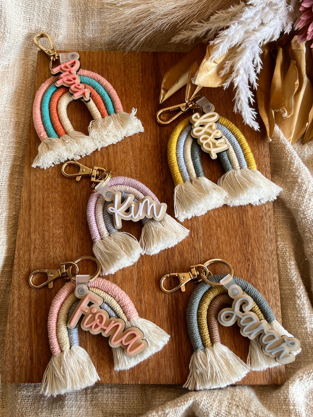 Rainbow Bag Tag | Keychain