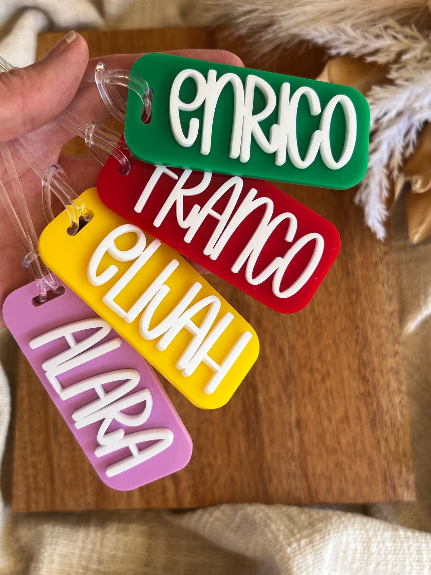 Super Cute Bag Tag Personalised | Keychain