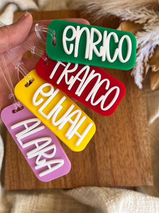 Super Cute Bag Tag Personalised | Keychain