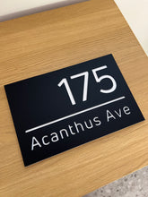 Load image into Gallery viewer, Rectangle House Number Signage - Killara Style
