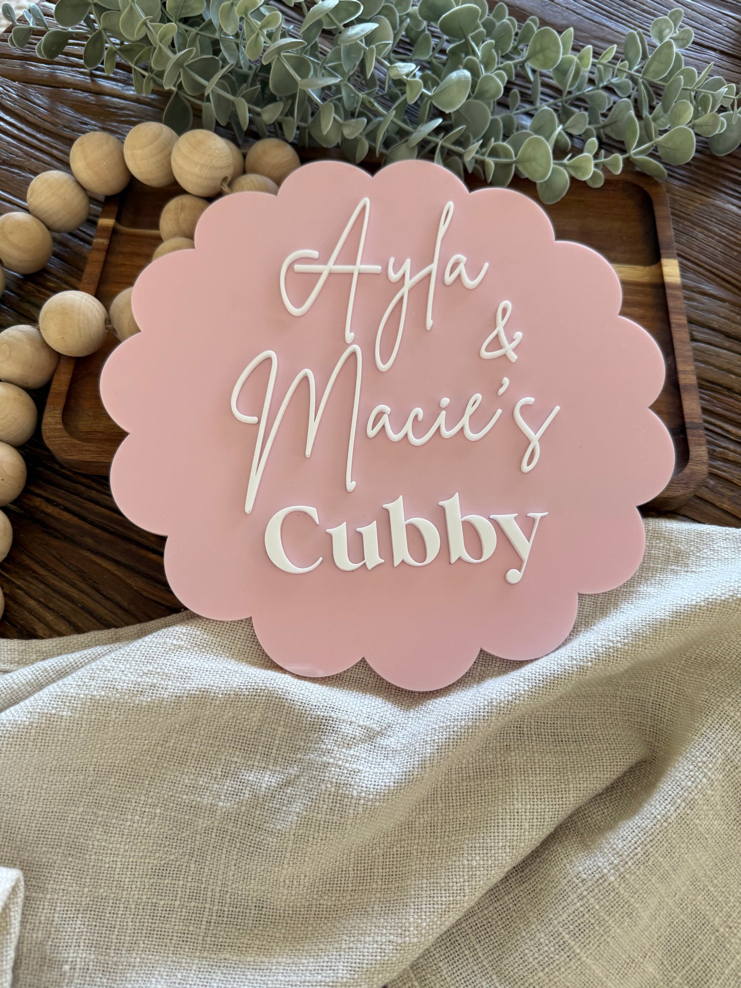 Kids Name Plaque