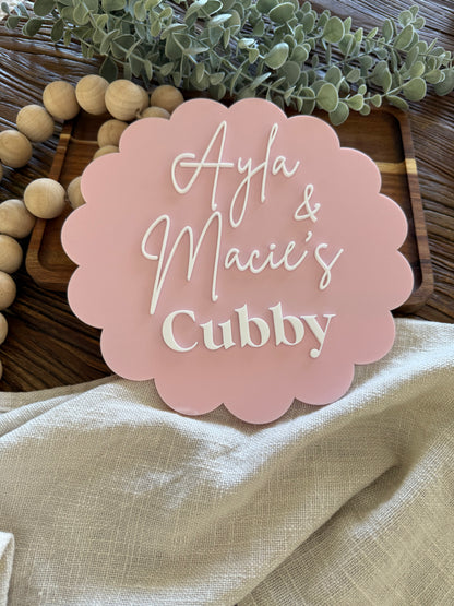 Kids Name Plaque