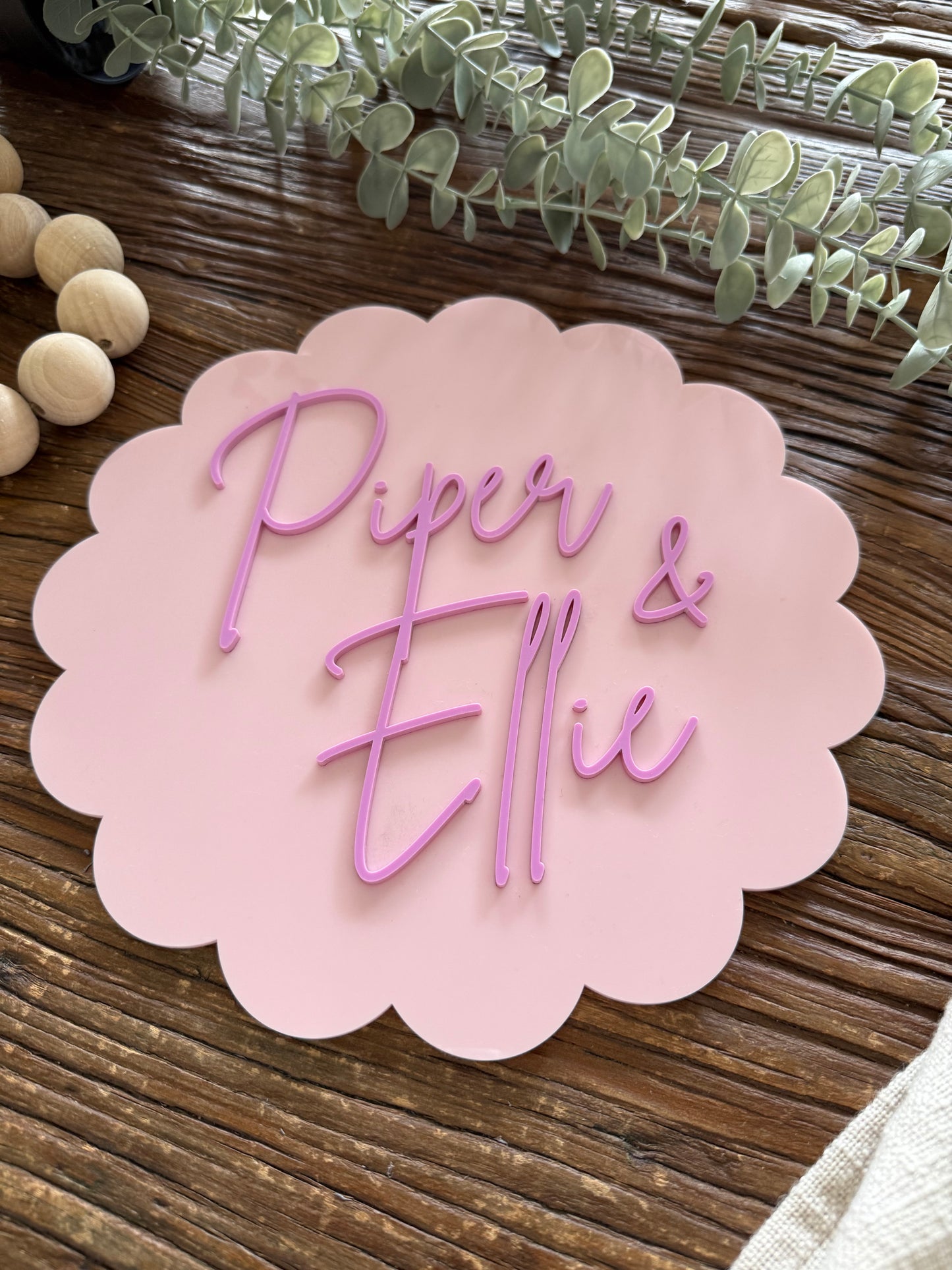 Kids Name Plaque