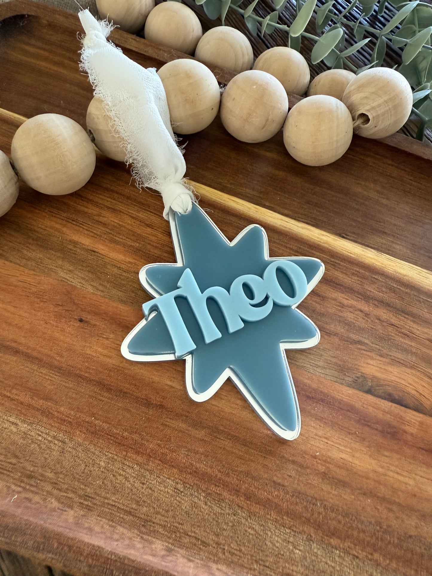 Starburst Personalised Christmas Ornament | Family Christmas | Stocking Tag | Christmas Bauble | Gift