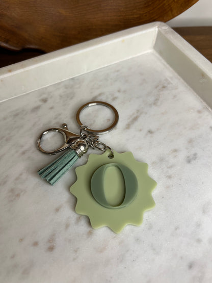 Tassel Scalloped Keychain