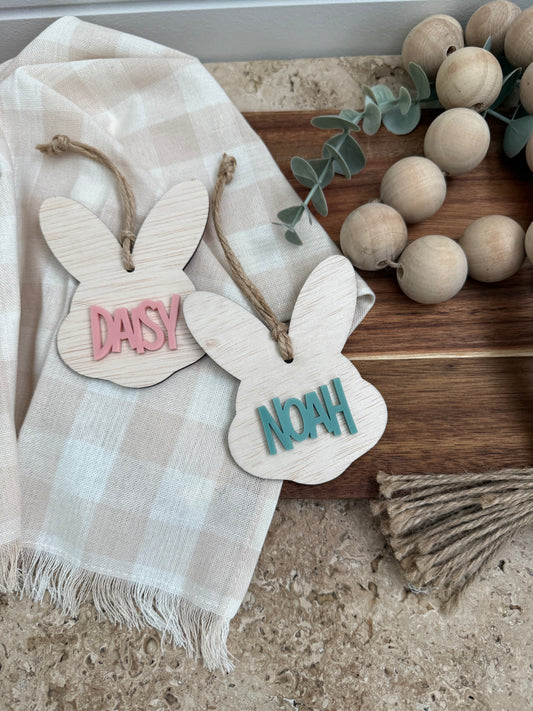 Simple Personalised Bunny Head