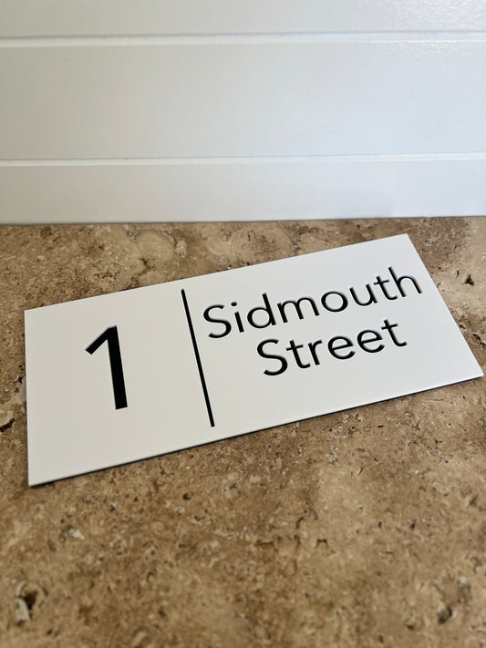 House Number Signage - Toronto Style