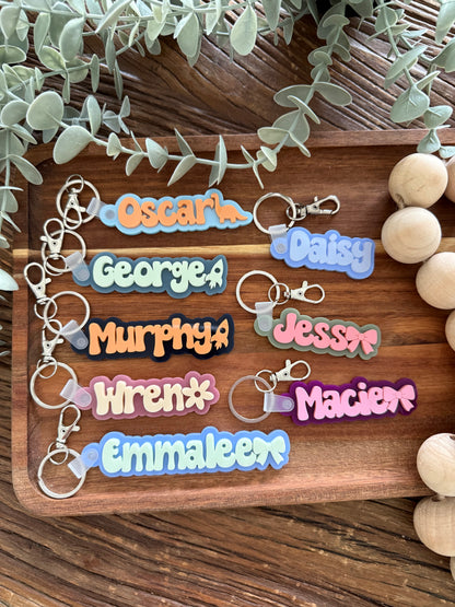 Icon Bag Tag — Kids School Backpack Tag Personalised