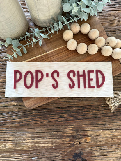 Father's Day Garage Sign - Man Cave Custom Signage