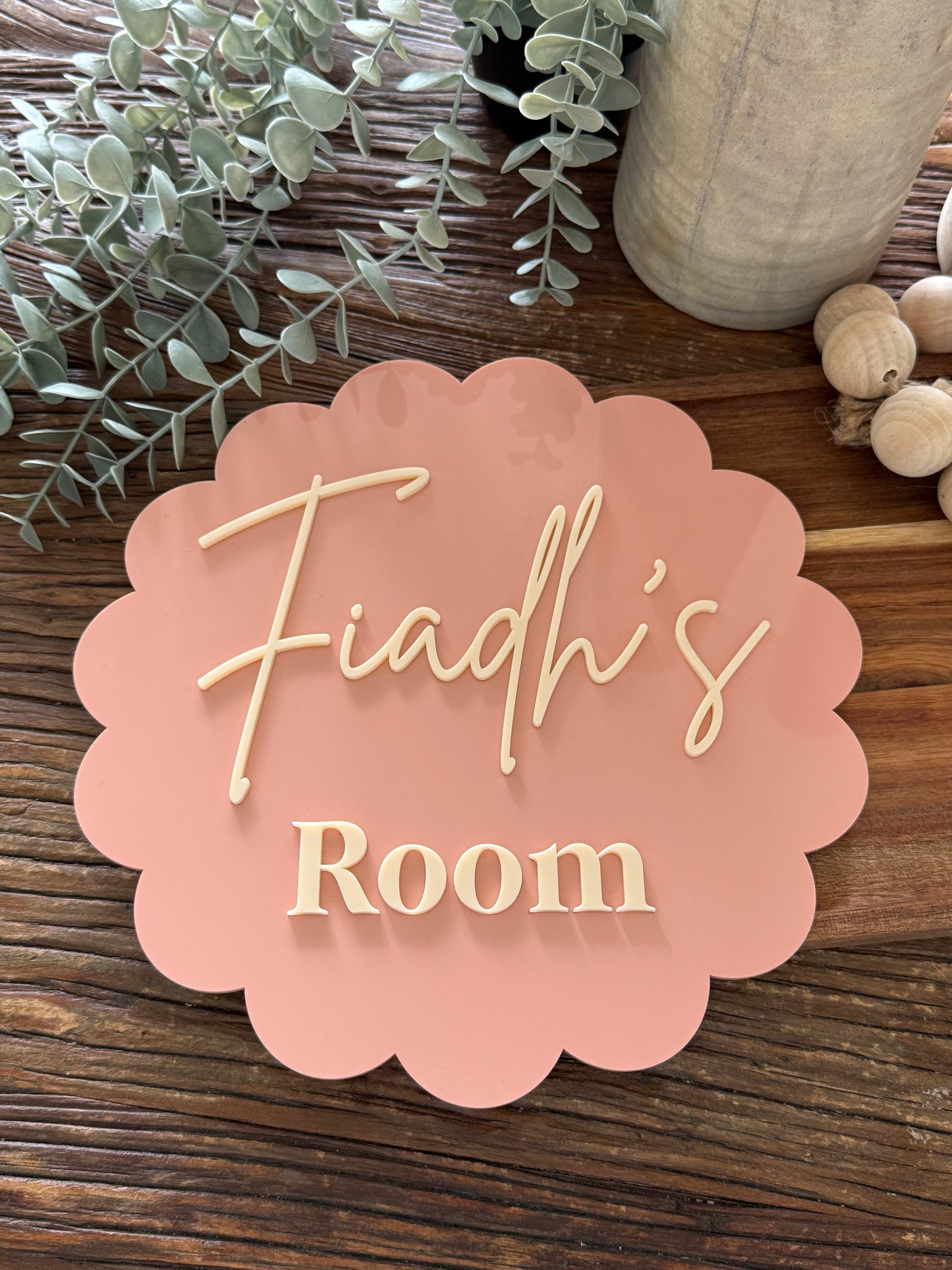 Scallop Kids Cubby House Sign - Kids Playroom