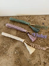 Load image into Gallery viewer, Macrame Personalised Wristlet
