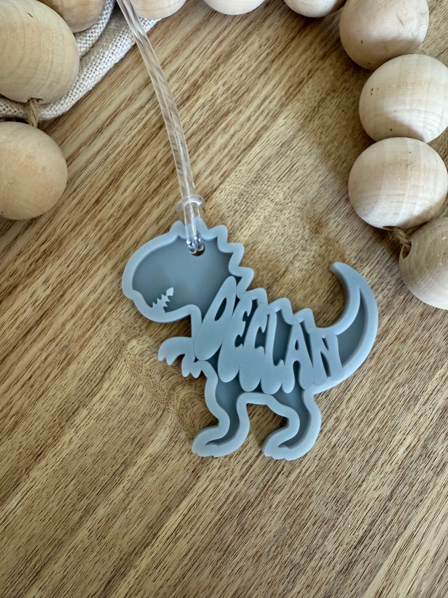 Dinosaur Personalised Bag Tag | Dino Gift Tag