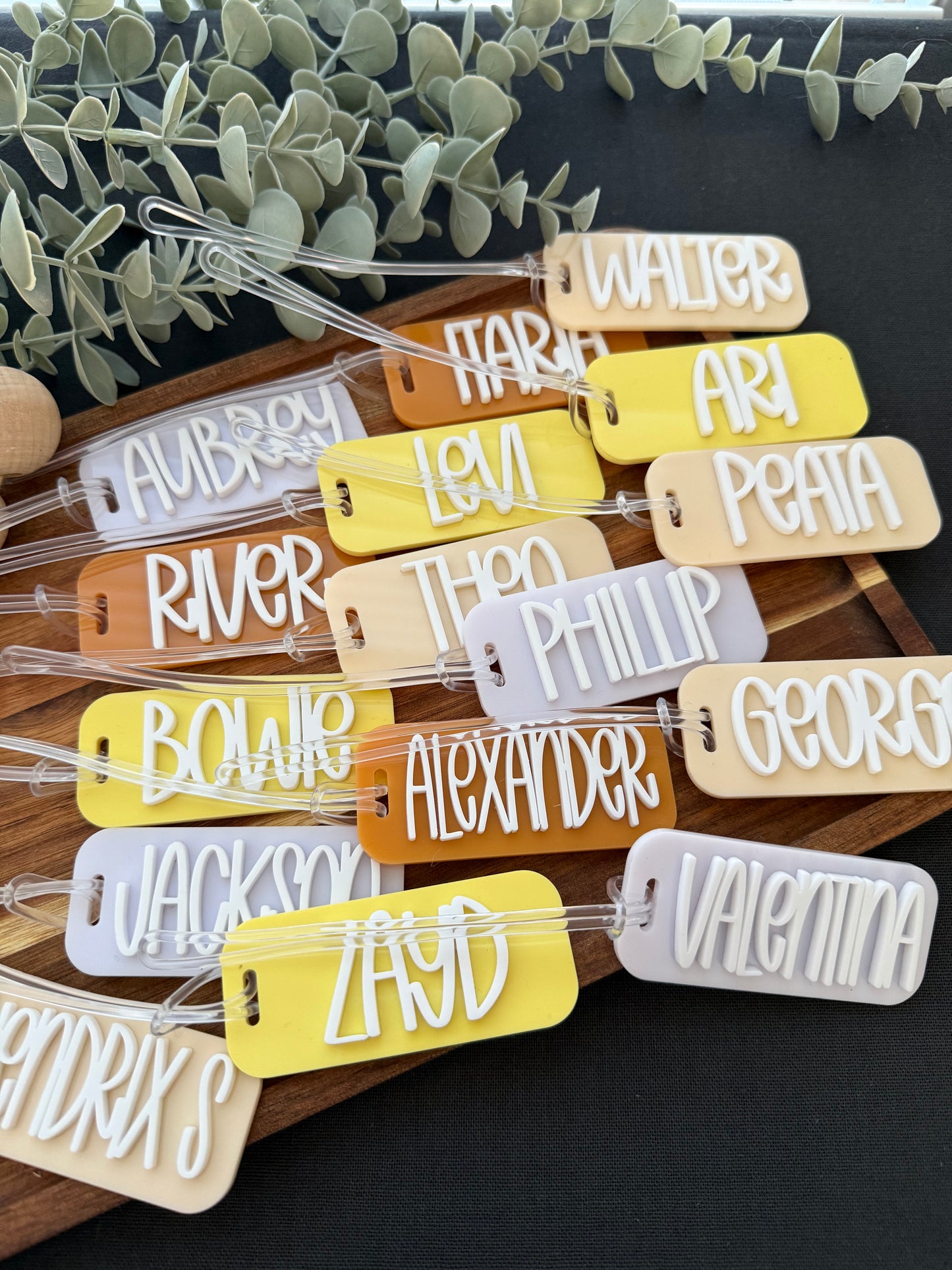 Super Cute Colourful Bag Tag - Kids School Backpack Tag