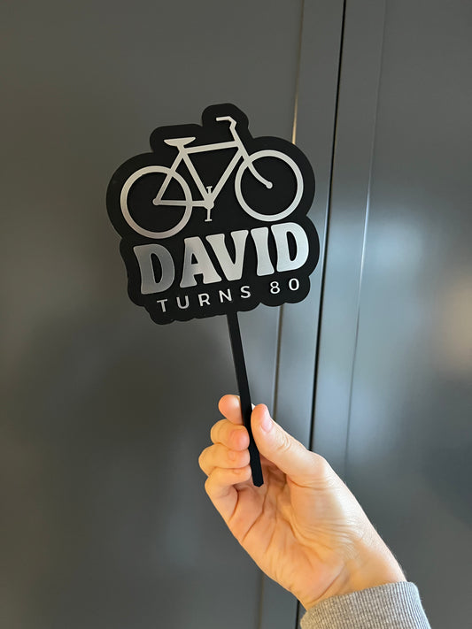 Bike Cake Topper